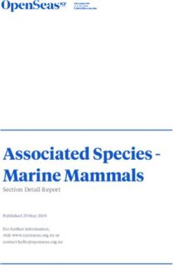 ASSOCIATED SPECIES - MARINE MAMMALS - SECTION DETAIL REPORT - OPENSEAS