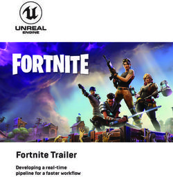 Fortnite Trailer Developing a real-time pipeline for a faster workflow - Unreal Engine