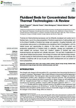 Fluidized Beds for Concentrated Solar Thermal Technologies-A Review - Frontiers