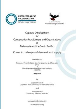 Capacity Development for Conservation Practitioners and Organisations in Melanesia and the South Pacific: Current challenges of demand and supply