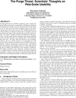 The Purge Threat: Scientists' Thoughts on Peta-Scale Usability