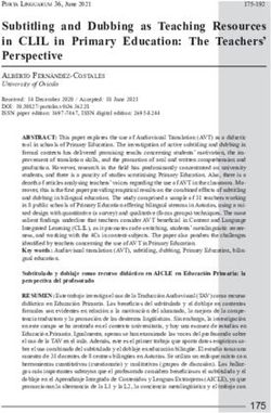 Subtitling and Dubbing as Teaching Resources in CLIL in Primary Education: The Teachers' Perspective