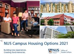 NUS Campus Housing Options 2021 - Building new experiences. Creating fond memories.