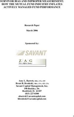 SURVIVOR BIAS AND IMPROPER MEASUREMENT: HOW THE MUTUAL FUND INDUSTRY INFLATES ACTIVELY MANAGED FUND PERFORMANCE