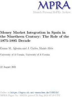 Money Market Integration in Spain in the Ninetheen Century: The Role of the 1875-1885 Decade