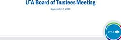 UTA Board of Trustees Meeting - September 2, 2020 - Utah Transit Authority