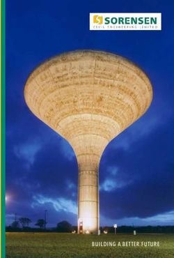 BUILDING A BETTER FUTURE - Sorensen Civil Engineering