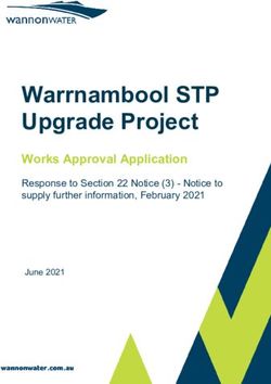 Warrnambool STP Upgrade Project - Works Approval Application Response to Section 22 Notice (3) - Notice to supply further information, February ...