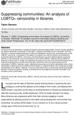 Suppressing communities: An analysis of LGBTQ+ censorship in libraries - Pathfinder