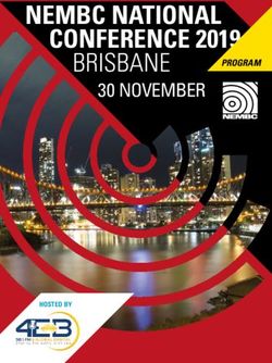 NEMBC NATIONAL CONFERENCE 2019 - BRISBANE 30 NOVEMBER