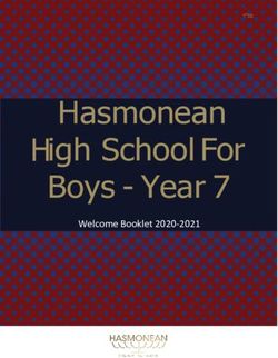 H Hasmonean Igh School For Boys - Year 7 - Welcome Booklet 2020-2021 ...