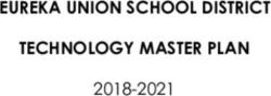 EUREKA UNION SCHOOL DISTRICT TECHNOLOGY MASTER PLAN 2018-2021