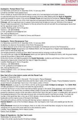 EVENTI info: tel. 0541 53399 - www.riminiturismo.it - Rimini turismo