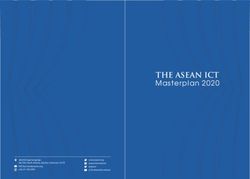 THE ASEAN ICT Masterplan 2020