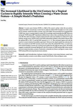 The Increased Likelihood in the 21st Century for a Tropical Cyclone to Rapidly Intensify When Crossing a Warm Ocean Feature-A Simple Model's ...