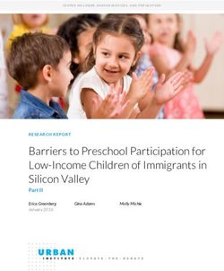 Barriers to Preschool Participation for Low-Income Children of Immigrants in Silicon Valley