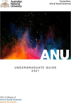 UNDERGRADUATE GUIDE - Humanities, Arts & Social Sciences - Study International