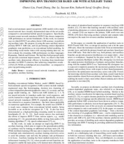 IMPROVING RNN TRANSDUCER BASED ASR WITH AUXILIARY TASKS