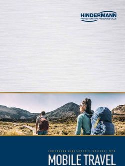 HINDERMANN MANUFACTURER CATALOGUE 2020