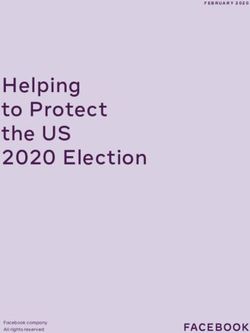 Helping to Protect the US 2020 Election - FEBRUARY 2020 - About Facebook