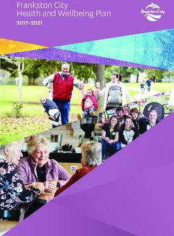 Frankston City Health and Wellbeing Plan - 2017-2021 opportunity growth lifestyle