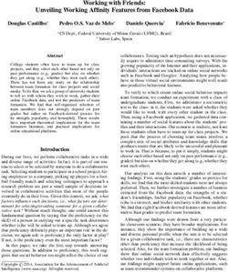 Working with Friends: Unveiling Working Affinity Features from Facebook Data