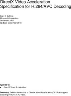 DirectX Video Acceleration Specification for H.264/AVC Decoding