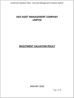 AXIS ASSET MANAGEMENT COMPANY LIMITED - INVESTMENT VALUATION POLICY - JANUARY 2020 - Axis Mutual Fund