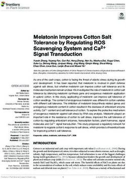 Melatonin Improves Cotton Salt Tolerance by Regulating ROS Scavenging System and Ca2+ Signal Transduction
