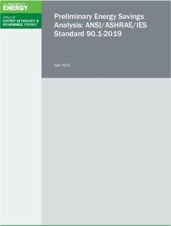 Preliminary Energy Savings Analysis: ANSI/ASHRAE/IES Standard 90.1-2019 ...