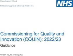 Commissioning for Quality and Innovation (CQUIN): 2022/23 - Guidance