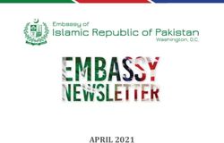 APRIL 2021 - Embassy of Pakistan, Washington DC