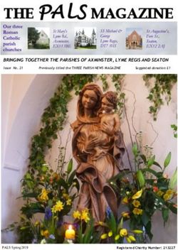 BRINGING TOGETHER THE PARISHES OF AXMINSTER, LYME REGIS AND SEATON