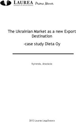 The Ukrainian Market as a new Export Destination -case study Dieta Oy - Nyirenda, Anastasia - 2012 Laurea Leppävaara