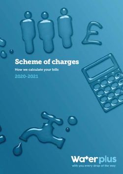 Scheme of charges 2020-2021 - How we calculate your bills - Castle Water