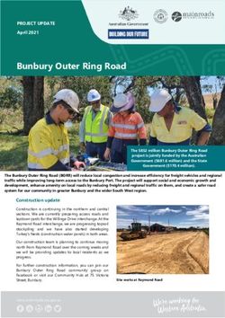 Bunbury Outer Ring Road - PROJECT UPDATE - Main Roads