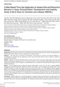 A Web-Based Time-Use Application to Assess Diet and Movement Behavior in Asian Schoolchildren: Development and Usability Study of My E-Diary for ...