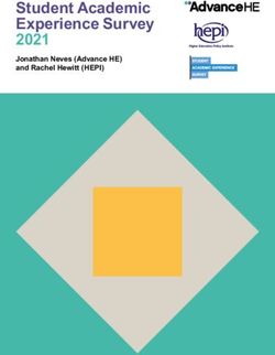 Student Academic Experience Survey 2021 - Jonathan Neves (Advance HE) and Rachel Hewitt (HEPI) - Higher ...