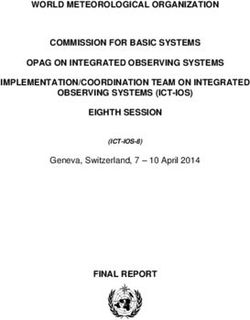 WORLD METEOROLOGICAL ORGANIZATION COMMISSION FOR BASIC SYSTEMS OPAG ON INTEGRATED OBSERVING SYSTEMS IMPLEMENTATION/COORDINATION TEAM ON INTEGRATED ...