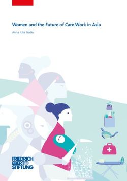 Women and the Future of Care Work in Asia - Anna Julia Fiedler - Bibliothek der ...