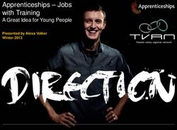 Apprenticeships - Jobs with Training - A Great Idea for Young People Presented by Alexa Volker Winter 2013