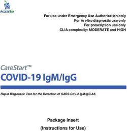 Package Insert (Instructions for Use) - For use under Emergency Use Authorization only For in vitro diagnostic use only For prescription use only ...