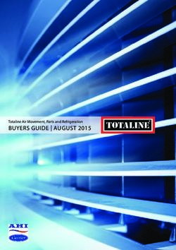 BUYERS GUIDE | AUGUST 2015 - Totaline Air Movement, Parts and Refrigeration