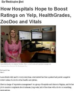 HOW HOSPITALS HOPE TO BOOST RATINGS ON YELP, HEALTHGRADES, ZOCDOC AND VITALS