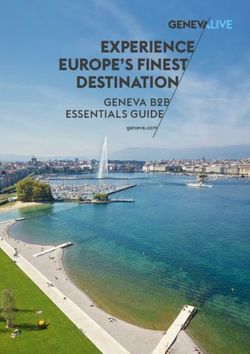 EXPERIENCE EUROPE'S FINEST DESTINATION - GENEVA B B ESSENTIALS GUIDE geneve.com - Geneva ...