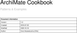 ARCHIMATE COOKBOOK PATTERNS & EXAMPLES