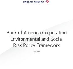 Bank of America Corporation Environmental and Social Risk Policy Framework - April 2019 - BankTrack
