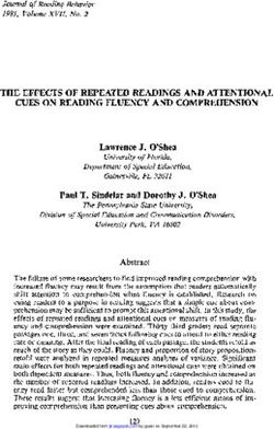 THE EFFECTS OF REPEATED READINGS AND ATTENTIONAL CUES ON READING FLUENCY AND COMPREHENSION