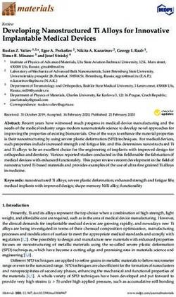 Developing Nanostructured Ti Alloys for Innovative Implantable Medical Devices - MDPI