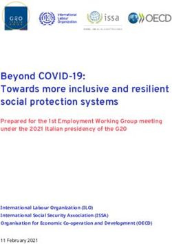 Beyond COVID-19: Towards more inclusive and resilient social protection systems - ILO